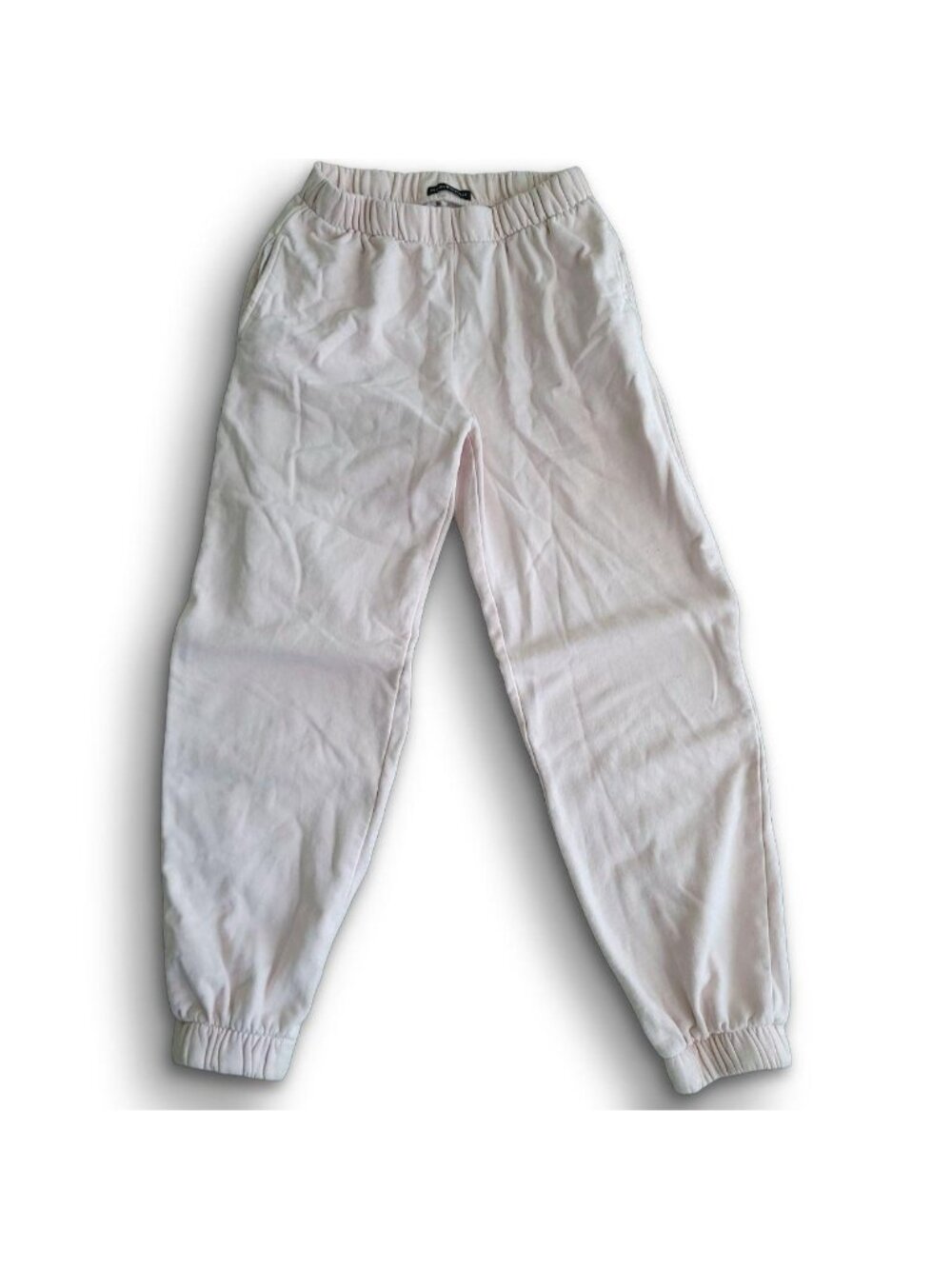 Brandy Melville Light Pink Oversized Y2K Jogger Sweatpants (M)